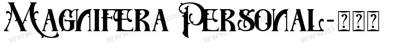 Magnifera Personal字体转换